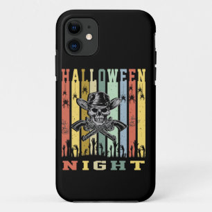 Funda Para iPhone 11 Arma de cráneo, noche de Halloween