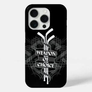 Funda Para iPhone 15 Pro Arma De Elección (Hockey)
