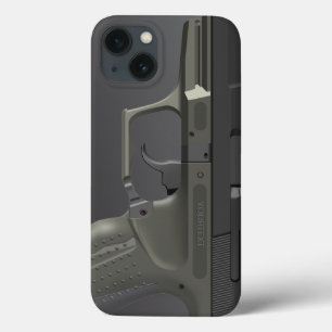 Funda Para iPhone 13 Arma de mano automática
