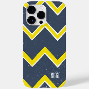Funda Para iPhone 14 Pro Max De Case-Mate Armada personalizada y adormidera moderna amarilla