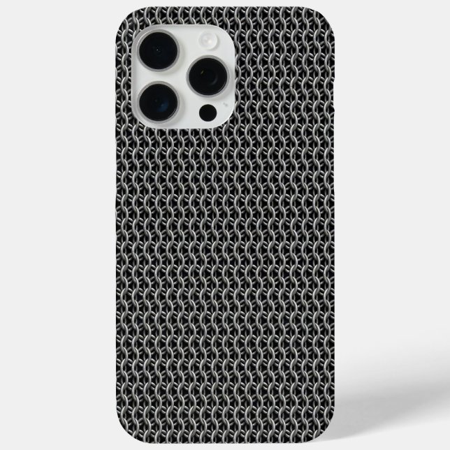 Funda De Case-Mate Para iPhone Armadura medieval de cota de malla (Reverso )