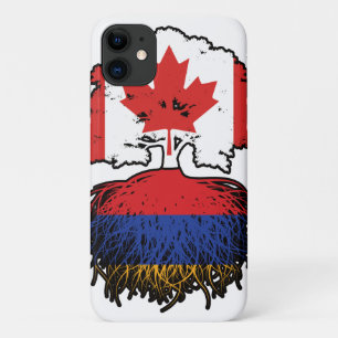 Funda Para iPhone 11 Armenia: Bandera de raíces de árbol canadiense arm