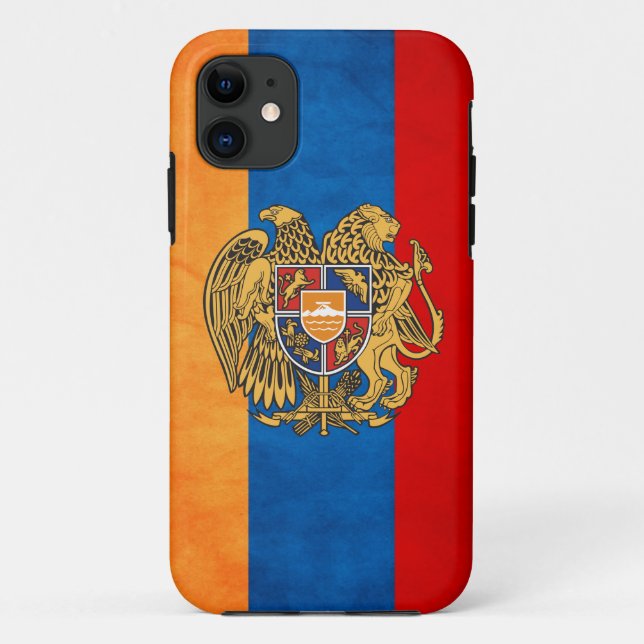 Funda De Case-Mate Para iPhone Armenia diseño 5 Hard iPhone Case (Reverso)