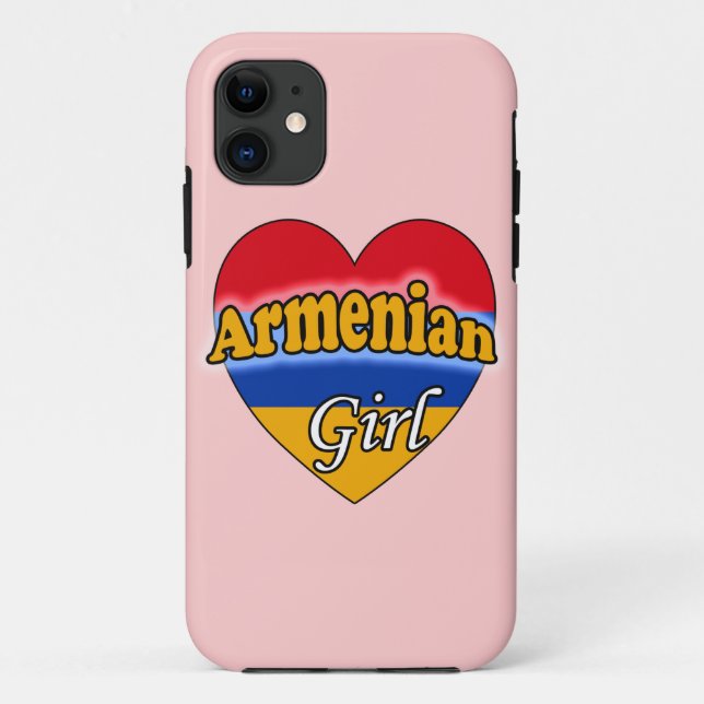 Funda De Case-Mate Para iPhone Armenian Girl (Reverso)