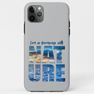 Funda Para iPhone 11 Pro Max Armonía con la naturaleza