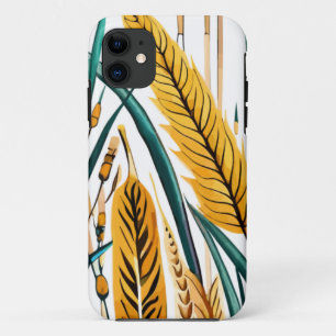 Funda Para iPhone 11 Armonía de cosecha: un patrón de trigo en un lienz