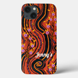 Funda Para iPhone 13 Armonía floral PERSONALIZADA