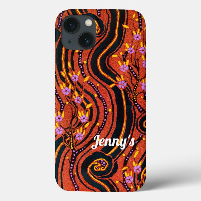 Funda De Case-Mate Para iPhone Armonía floral PERSONALIZADA (Reverso)