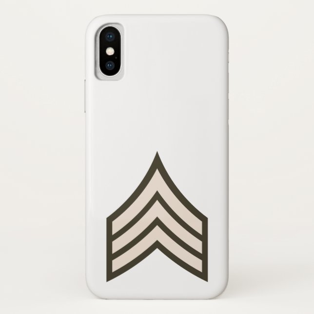 Funda De Case-Mate Para iPhone Army Sergeant rank (Reverso)