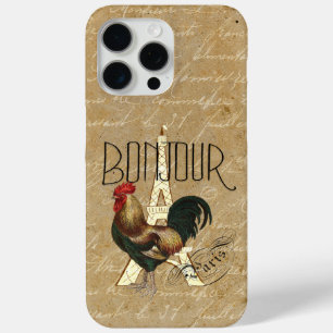 Funda Para iPhone 15 Pro Max Aroma de época en la Torre Eiffel de Francia en Pa