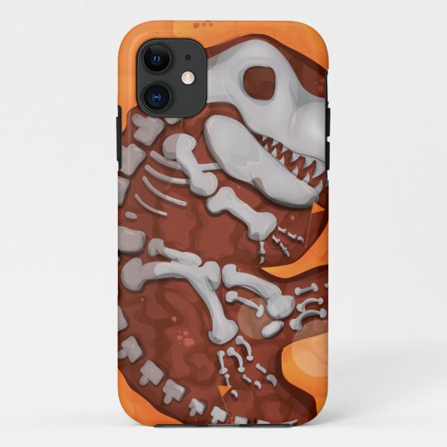 Funda De Case-Mate Para iPhone Arqueología Dinosaurio Bones Dig (Reverso)