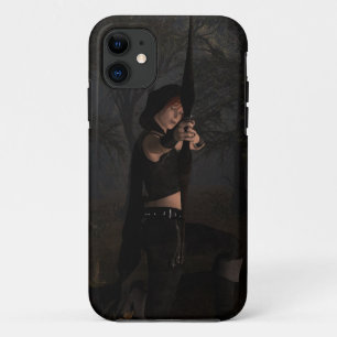 Funda Para iPhone 11 Arquera en el arte de la fantasía de los bosques o