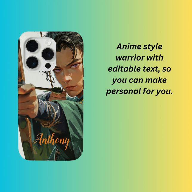Funda De Case-Mate Para iPhone Arquero de estilo anime (Subido por el creador)