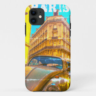 Funda Para iPhone 11 Arquitectura Francia Carro viejo de la calle franc