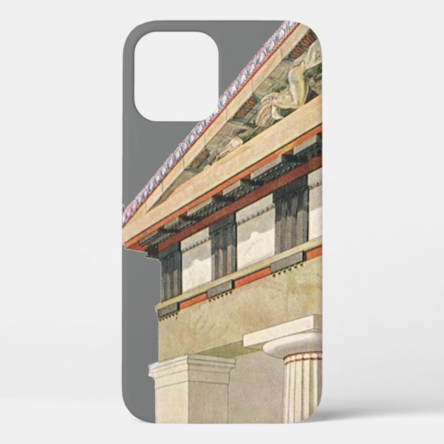 Funda De Case-Mate Para iPhone Arquitectura Griega Antigua, Templo de Atenea (Reverso )