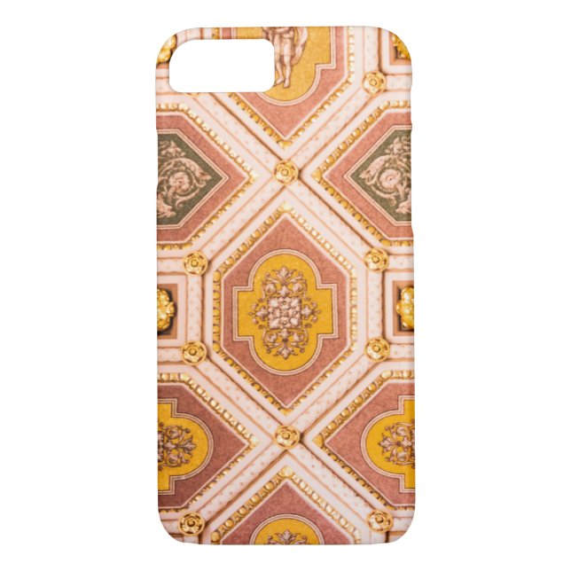 Funda De Case-Mate Para iPhone Arquitectura húngara rosa amarilla (Reverso)