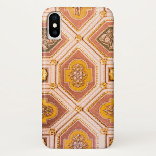 Funda Para iPhone X Arquitectura húngara rosa amarilla