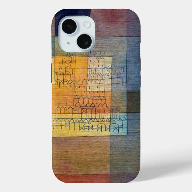 Funda De Case-Mate Para iPhone Arquitectura polifónica | Paul Klee | (Reverso )