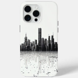 Funda Para iPhone 15 Pro Max Arquitectura urbana moderna del paisaje urbano neg