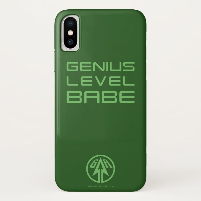 Funda De Case-Mate Para iPhone Arrow | Genius Level Babe (Reverso)