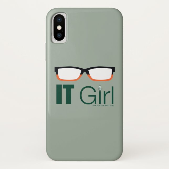 Funda De Case-Mate Para iPhone Arrow | IT Girl Glasses Graphic (Reverso)