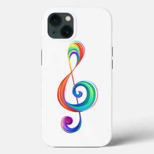 Funda Para iPhone 13 Arroyo arcoiris estratificado