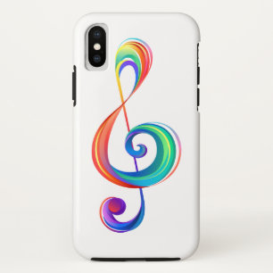 Funda Para iPhone XS Arroyo arcoiris estratificado