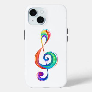 Funda Para iPhone 15 Arroyo arcoiris estratificado