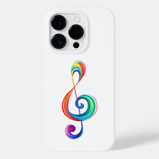 Funda De Case-Mate Para iPhone Arroyo arcoiris estratificado (Reverso )