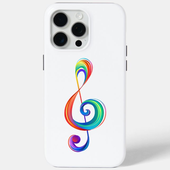 Funda De Case-Mate Para iPhone Arroyo arcoiris estratificado (Reverso )