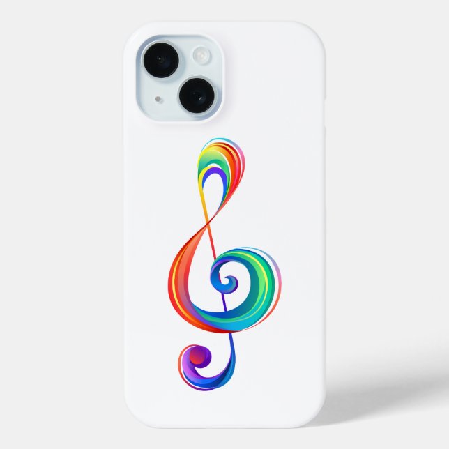 Funda De Case-Mate Para iPhone Arroyo arcoiris estratificado (Reverso )
