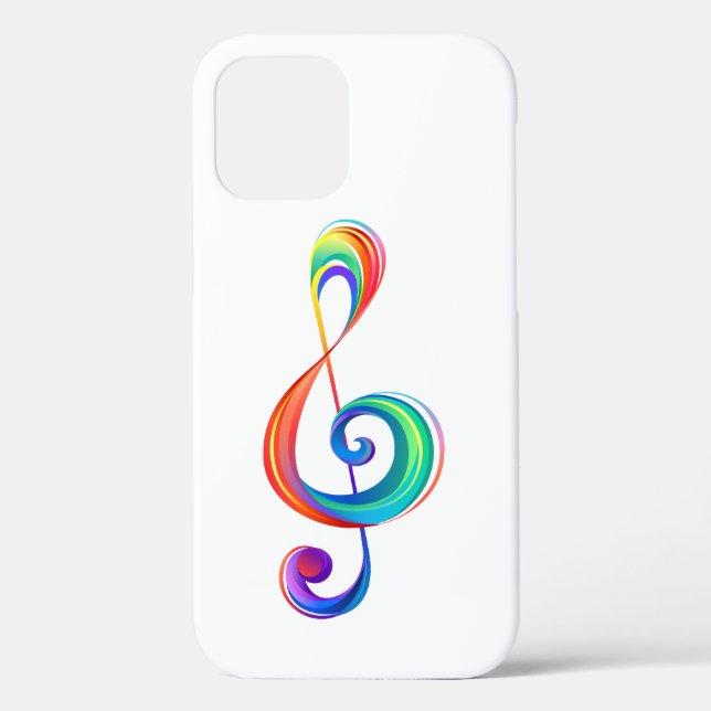 Funda De Case-Mate Para iPhone Arroyo arcoiris estratificado (Reverso )