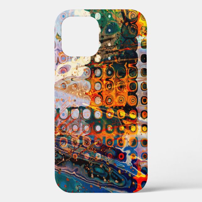 Funda De Case-Mate Para iPhone art abstract grunge texture backgroundart, texture (Reverso )