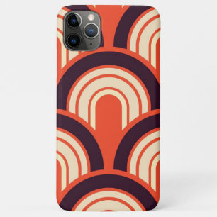 Funda Para iPhone 11 Pro Max Art Deco Cincuenta Retro Resumen Arte