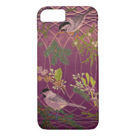 Funda Para iPhone 8/7 Art Deco con estuche Birds iPhone / iPad