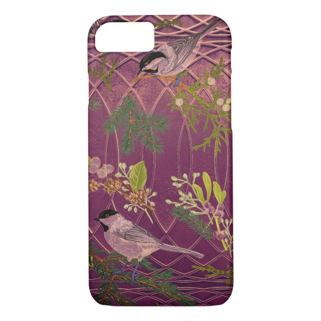 Funda De Case-Mate Para iPhone Art Deco con estuche Birds iPhone / iPad (Reverso)