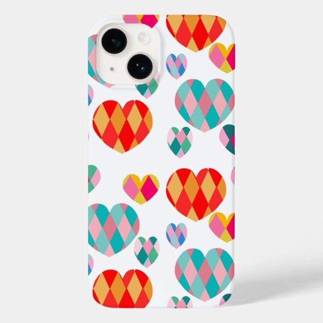Funda De Case-Mate Para iPhone Art Deco Valentine (Reverso )