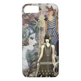 Funda Para iPhone 8/7 Art Decó Vintage Flappers París