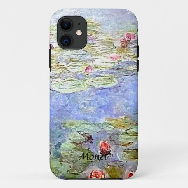 Funda De Case-Mate Para iPhone Art Monet Water Lillies (Reverso)