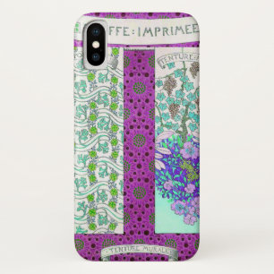 Funda Para iPhone X Art nouveau joseph binet Vid floral 