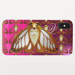 TITLE_SEO2 ART NOUVEAU MOTH MUJER GEM MONOGRAM PURPURPLE ROSA
