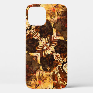 Funda Para iPhone 12 art nouveau ornamentamentamental vintage golden an