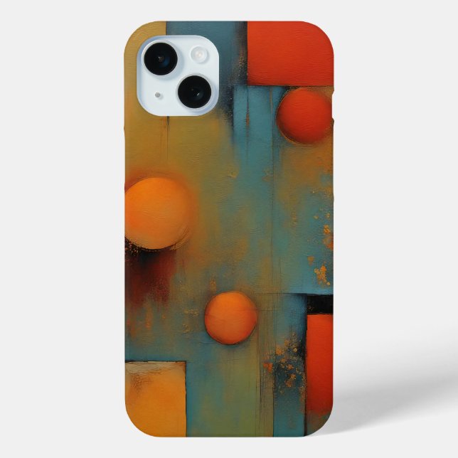Funda De Case-Mate Para iPhone Arte abstracto (Reverso )