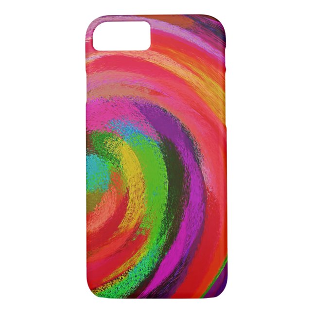 Funda De Case-Mate Para iPhone Arte abstracto (Reverso)