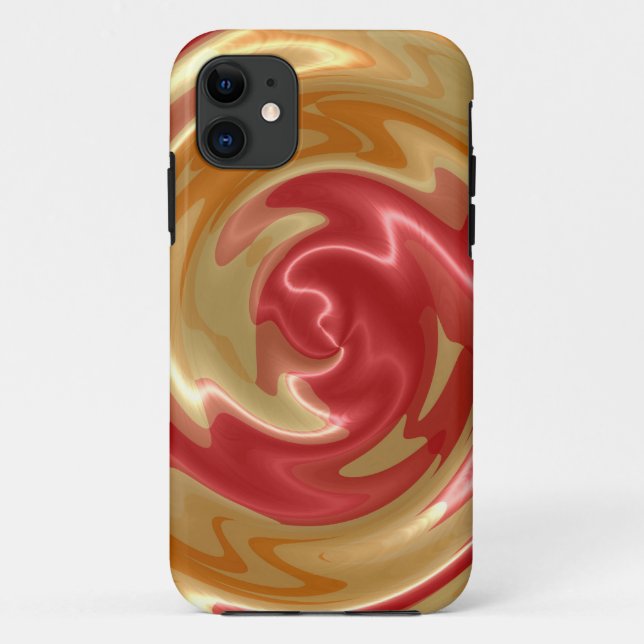 Funda De Case-Mate Para iPhone Arte abstracto (Reverso)