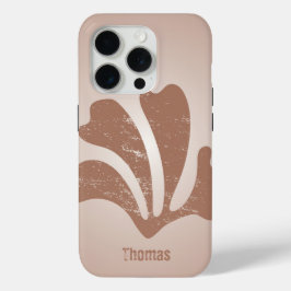 Funda Para iPhone 15 Pro Arte abstracto algas pardas, kelp