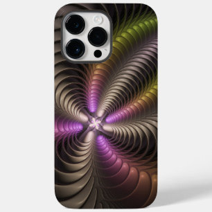 Funda Para iPhone 14 Pro Max De Case-Mate Arte abstracto brillante y trippy fractal en 3D