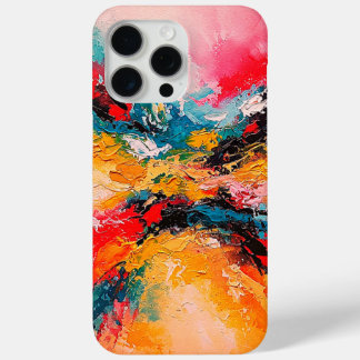Funda Para iPhone 15 Pro Max Arte Abstracto Colorido