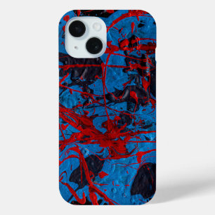 Funda Para iPhone 15 Arte abstracto contemporáneo: Eléctrico
