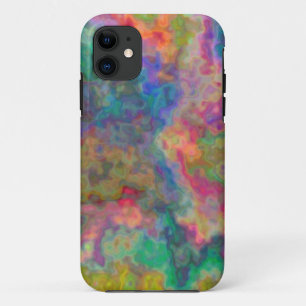 Funda Para iPhone 11 Arte abstracto de arcoíris en acuarela por Christy